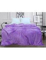 Плед фиолетового цвета с узором 160х220