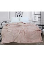 Плед рожевого кольору з візерунком 200х220