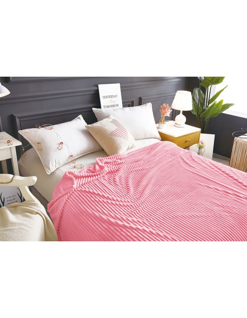 Плед розового цвета (200х220 см.)