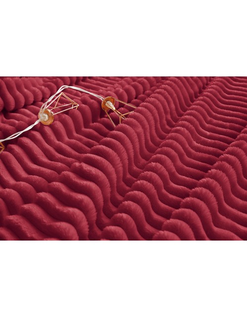 Плед червоного кольору (160х220 см.)