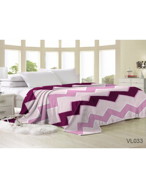 Плед белого цвета в полоску (160х220 см.)