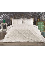 Постель полуторная с абстрактным принтом