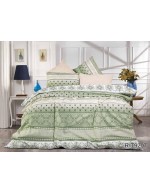 Постель полуторная с абстрактным принтом