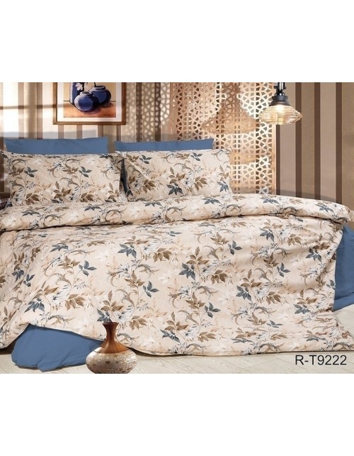 Полуторный комплект постельного белья с абстрактным принтом, Ранфорс