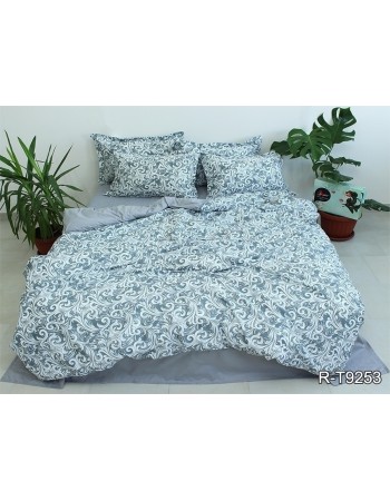 Постіль полуторна з абстрактним принтом