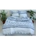 Полуторний комплект постільної білизни з абстрактним принтом, Ранфорс