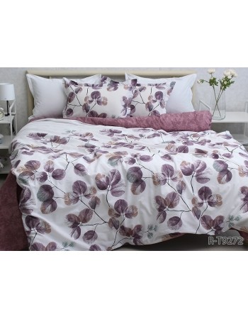 Постіль полуторна з квітковим принтом