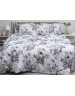 Полуторний комплект постільної білизни з квітковим принтом, Ранфорс