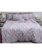 Постіль полуторна з абстрактним принтом