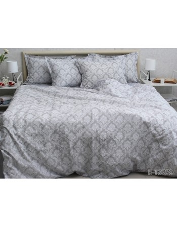 Постіль полуторна з абстрактним принтом