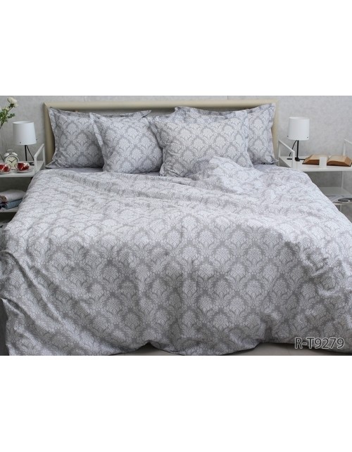 Полуторний комплект постільної білизни з абстрактним принтом, Ранфорс