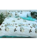 Постіль полуторна з листям на гілках