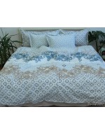 Постіль полуторна з квітковим візерунком