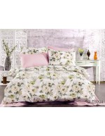 Постель полуторная с цветочным принтом