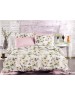 Полуторный комплект постельного белья с цветочным принтом, Ранфорс