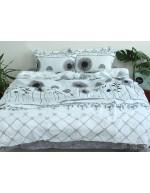 Постель полуторная с одуванчиками