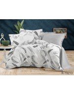 Постель полуторная с листьями на ветвях