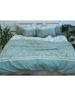 Постель полуторная с абстрактным принтом