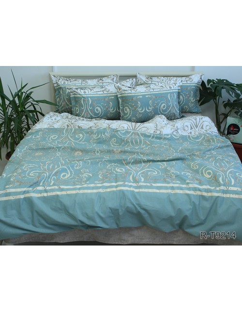 Полуторный комплект постельного белья с абстрактным принтом, Ранфорс