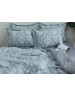Полуторний комплект постільної білизни з абстрактним принтом, Ранфорс