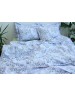 Полуторний комплект постільної білизни з квітковим принтом, Ранфорс