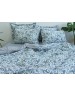 Полуторний комплект постільної білизни з абстрактним принтом, Ранфорс