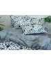 Полуторний комплект постільної білизни з квітковим візерунком, Ранфорс