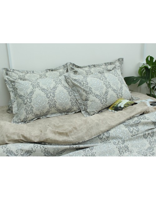 Полуторний комплект постільної білизни з абстрактним принтом, Ранфорс