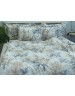 Полуторний комплект постільної білизни з квітковим візерунком, Ранфорс