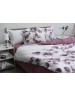 Полуторний комплект постільної білизни з квітковим принтом, Ранфорс