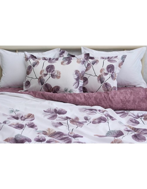 Полуторний комплект постільної білизни з квітковим принтом, Ранфорс