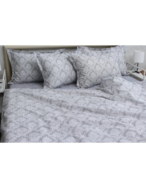 Полуторний комплект постільної білизни з абстрактним принтом, Ранфорс