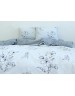 Полуторний комплект постільної білизни з квітами, Ранфорс