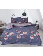 Постіль полуторна з квітами