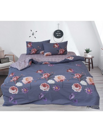 Постіль полуторна з квітами