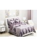 Полуторний комплект постільної білизни з візерунками, Ранфорс