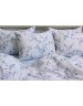 Полуторний комплект постільної білизни з квітковим принтом, Сатин люкс
