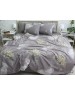 Полуторний комплект постільної білизни з пір'ячками, Сатин люкс