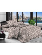 Постіль сімейна з геометричним візерунком