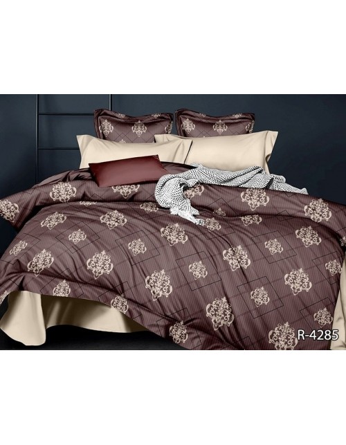 Семейный комплект постельного белья с абстрактным принтом, Ранфорс