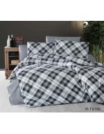 Постіль сімейна з ромбовим принтом