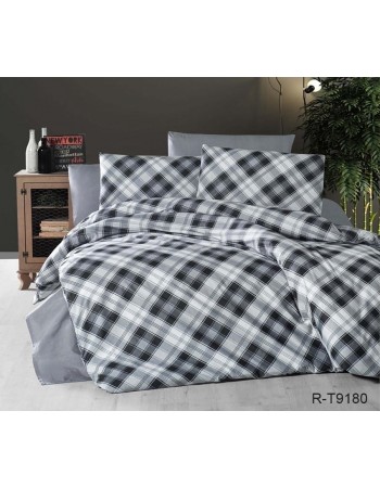 Постіль сімейна з ромбовим принтом