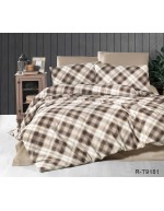 Постіль сімейна з ромбовим принтом