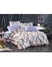 Сімейний комплект постільної білизни з абстрактним принтом, Ранфорс