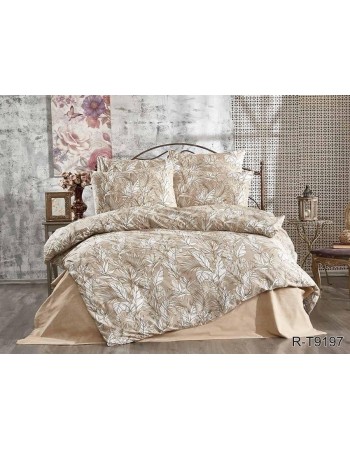 Постіль сімейна з абстрактним принтом