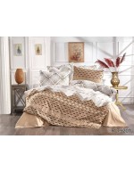 Постіль сімейна з абстрактним принтом