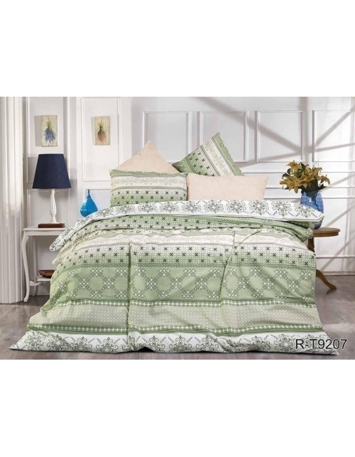 Сімейний комплект постільної білизни з абстрактним принтом, Ранфорс