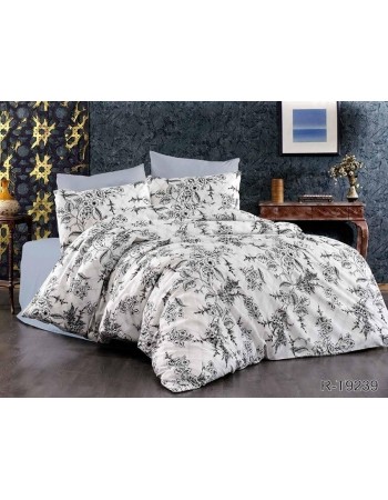 Постіль сімейна з квітковим принтом