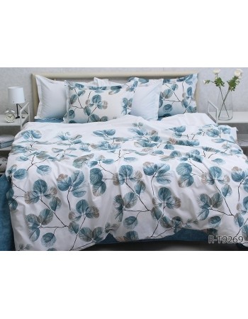 Постіль сімейна з квітковим принтом