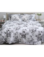 Постіль сімейна з квітковим принтом